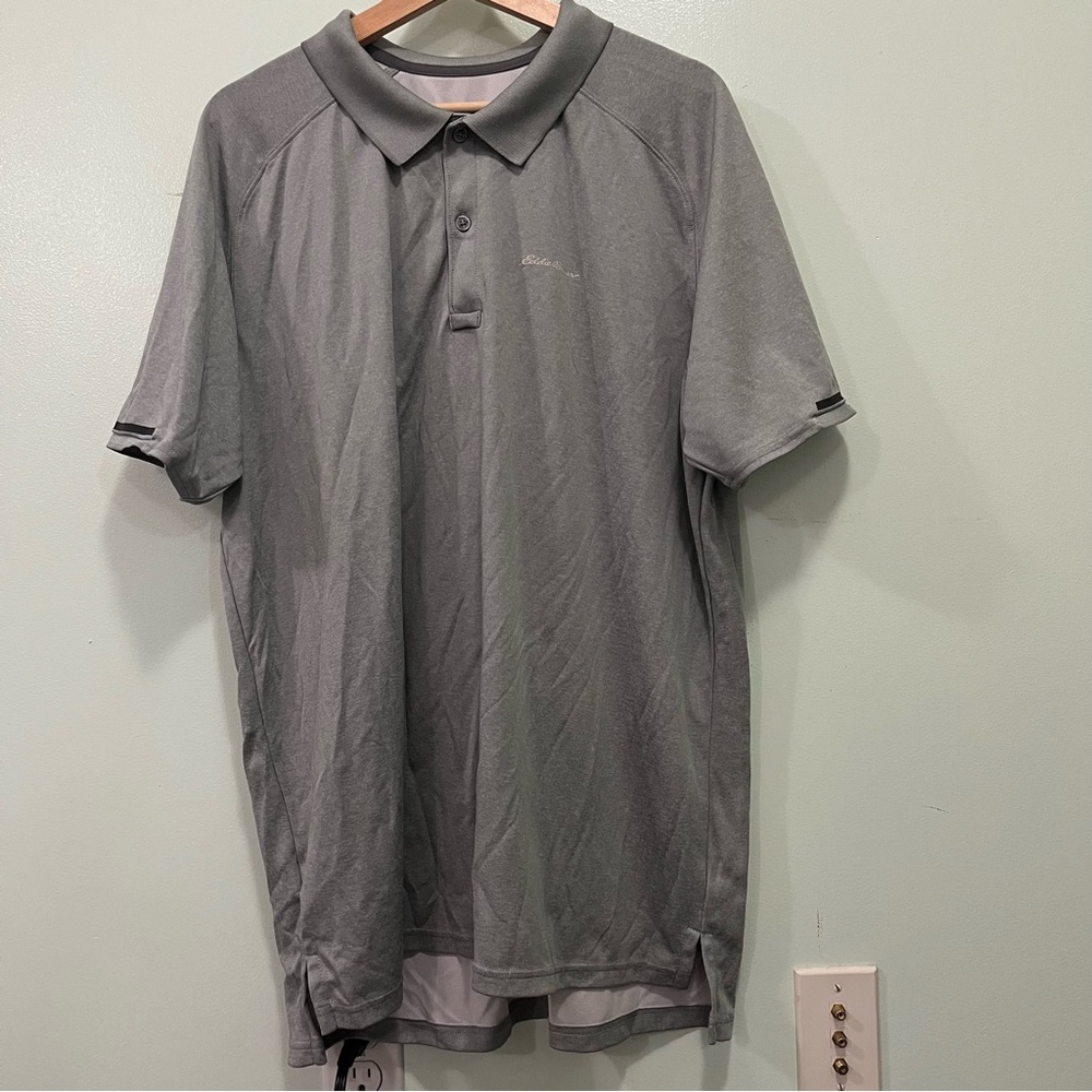 Eddie Bauer Gray Polo Shirt